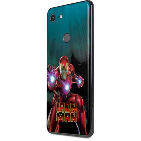 Marvel Iron Man Repulsor Blast Google Pixel 3 XL Skin
